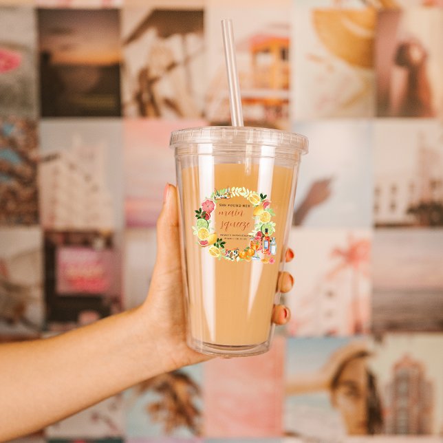 Bachelorette Weekend Party Favour Personalised Acrylic Tumbler (Creator Uploaded)