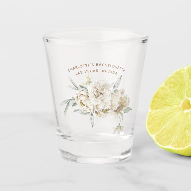 Bachelorette Weekend Party Favour Personalised Gif Shot Glass (Front)