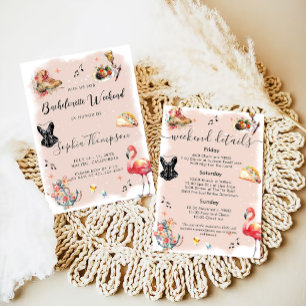 Bachelorette Weekend Party Invitation