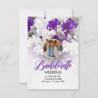 Bachelorette Weekend Wedding Invitation