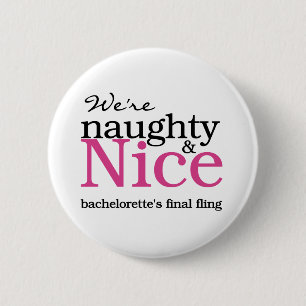 Bachelorettes Final Fling Pink 6 Cm Round Badge
