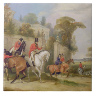 Bachelor's Hall, The Meet, 1835 (oil on canvas) Tile