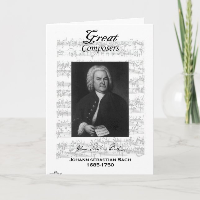 BachGreetings Card (Front)