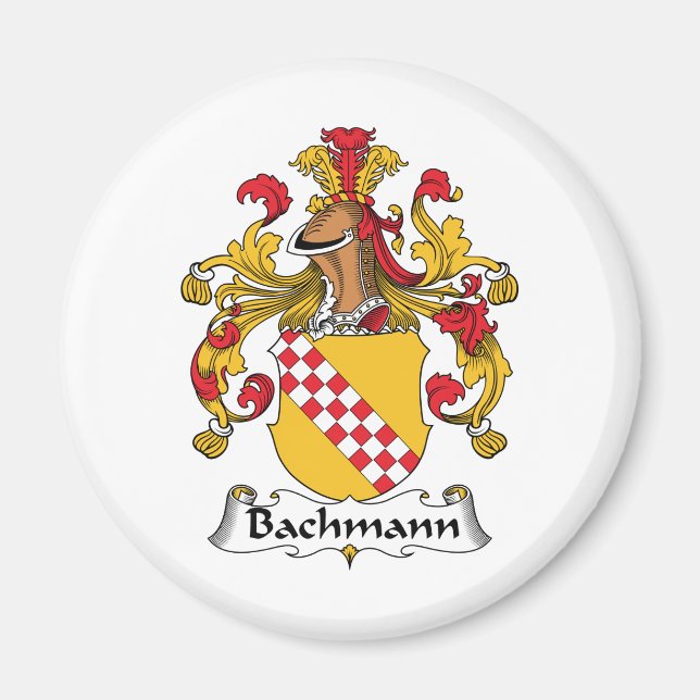 Bachmann Family Crest Magnet (Front)
