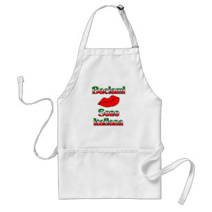 Baciami Sono Italiana (Kiss Me I'm Italian) Standard Apron