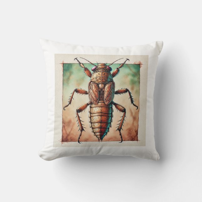 Bacillus 071124IREF249 - Watercolor Cushion (Front)
