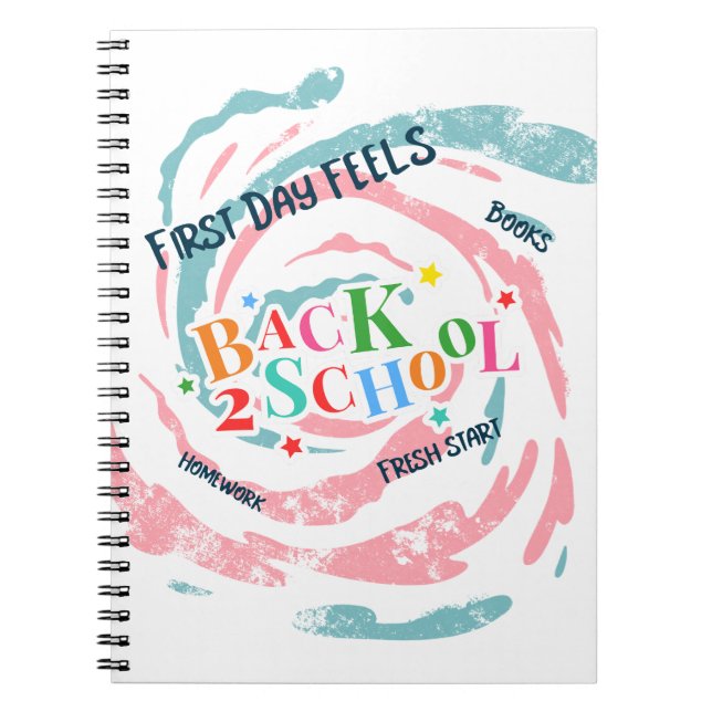 Back 2 School First Day Feels Books Homework Fresh (Front)