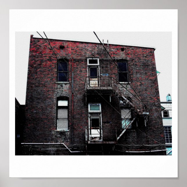 Back Alley Grime Poster (Front)