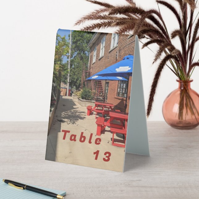 Back Alley Table Tent Sign (In SItu (Table))
