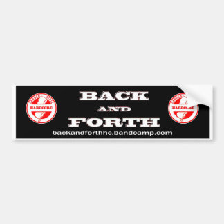 Back and Forth - NJHXC Bumper Sticker