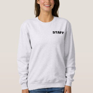 Back And Front Print Staff Add Logo Womens Top