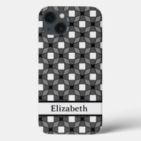 Back and White Wave Optical Illusion Pattern Name