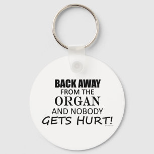 Back Away From The Organ Key Ring