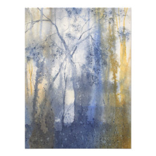 Back Country Pass Watercolor Photo Print