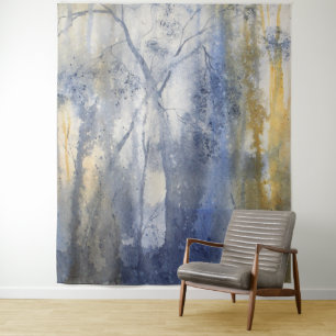 Back Country Pass Watercolor Tapestry