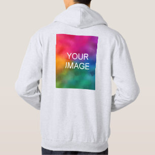 Back Design Customizable Add Image Logo Text Hoodie