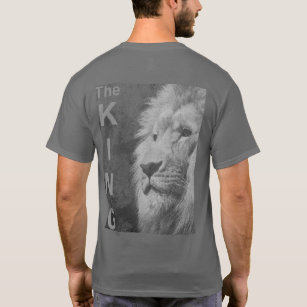 Back Design Elegant Modern Pop Art Lion Head Men's T-Shirt