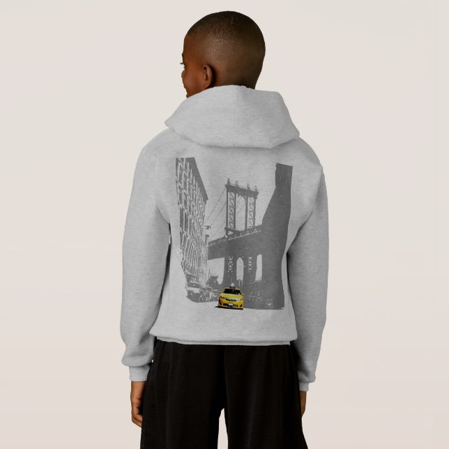Back Design New York Nyc Brooklyn Kids Boys (Back Full)