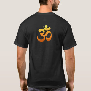 Back Design Om Mantra Symbol Meditation Yoga Men's T-Shirt