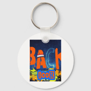 “back Door Chemistry” Design Chiffon Top  Key Ring