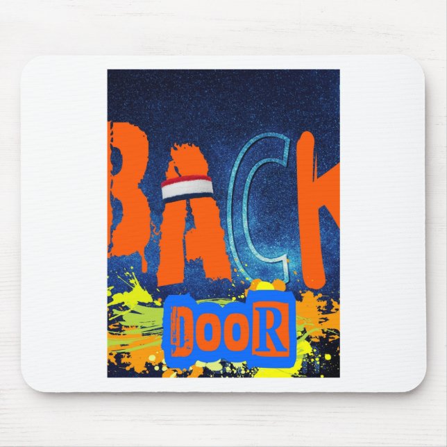 “back Door Chemistry” Design Chiffon Top  Mouse Pad (Front)