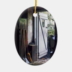 Back Door of Shop Ceramic Tree Decoration
