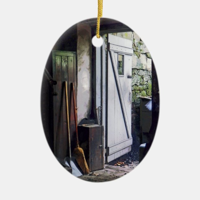 Back Door of Shop Ceramic Tree Decoration (Front)