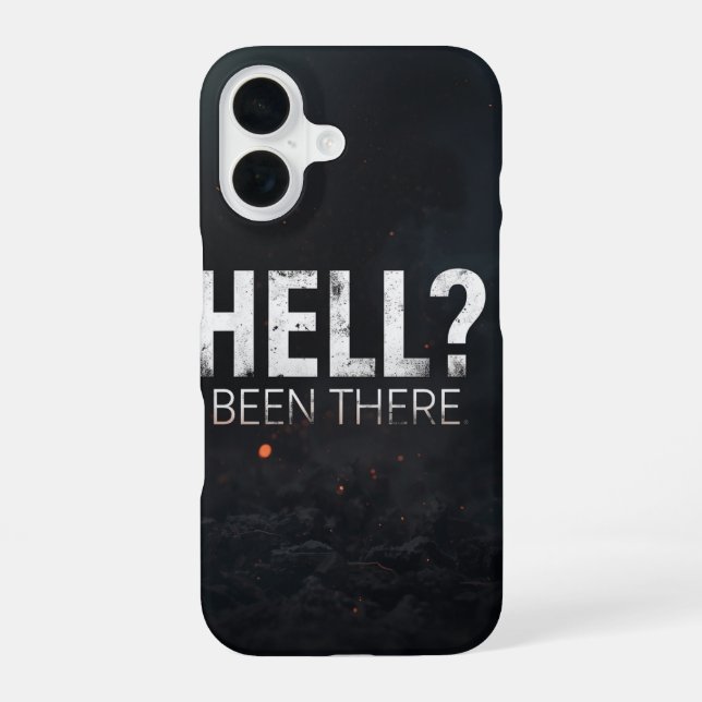 Back From Hell iPhone 16 Case (Back)