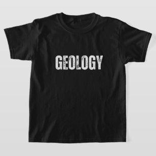 back & front wait i see a rock Geology textured T-Shirt