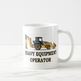 BACK HOE LOADER COFFEE MUG