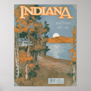 Back Home Again In Indiana Poster