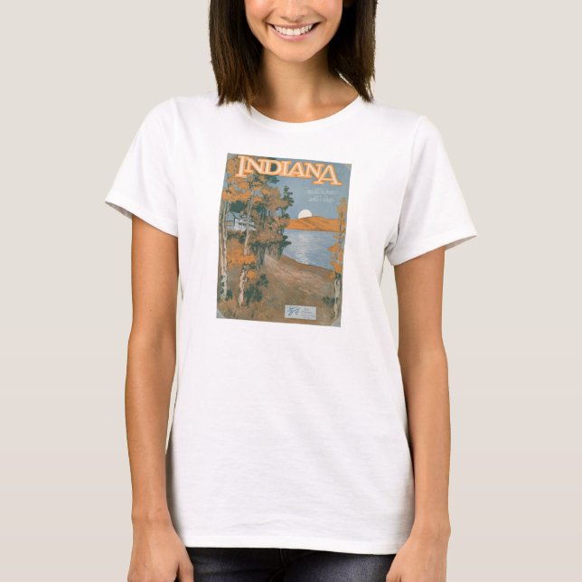 Back Home Again In Indiana T-Shirt (Front)