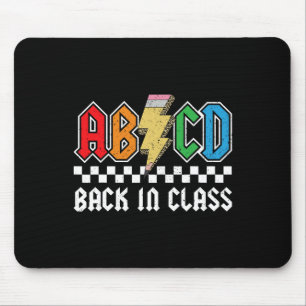 Back In Class Rocks Back To School Boys Girls Teac Mouse Pad