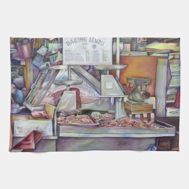 Back in Ten Minutes, Forgot my Wife's Birthday Tea Towel (Horizontal)