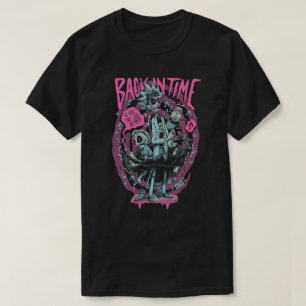 Back in Time Neon Portal Parody T-Shirt
