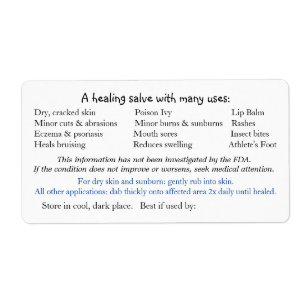 Back label for Daisy front