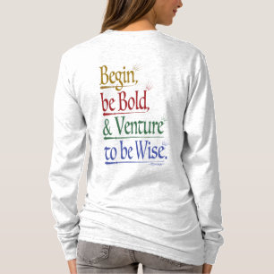 Back - Magical Horace Quote Long Sleeve T-Shirt
