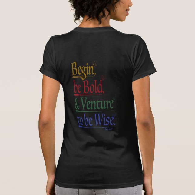 Back - Magical Horace Quote Slim Fit Tee (Back)
