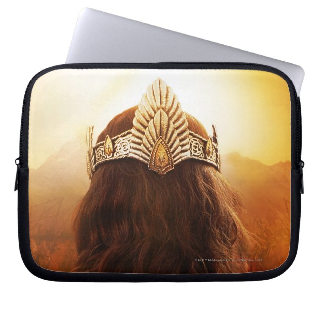 Back of Head with Crown Laptop Sleeve (Front)