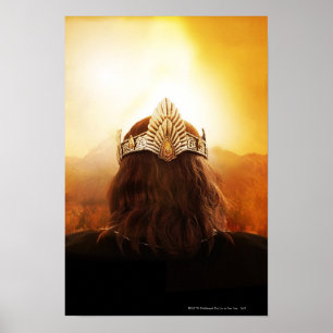 Back of Head with Crown Poster