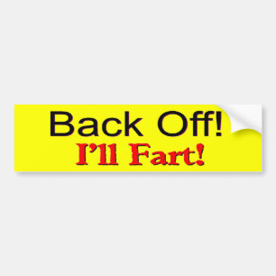 Back Off! Bumper Sticker