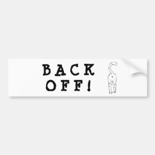 BACK OFF! BUMPER STICKER 1