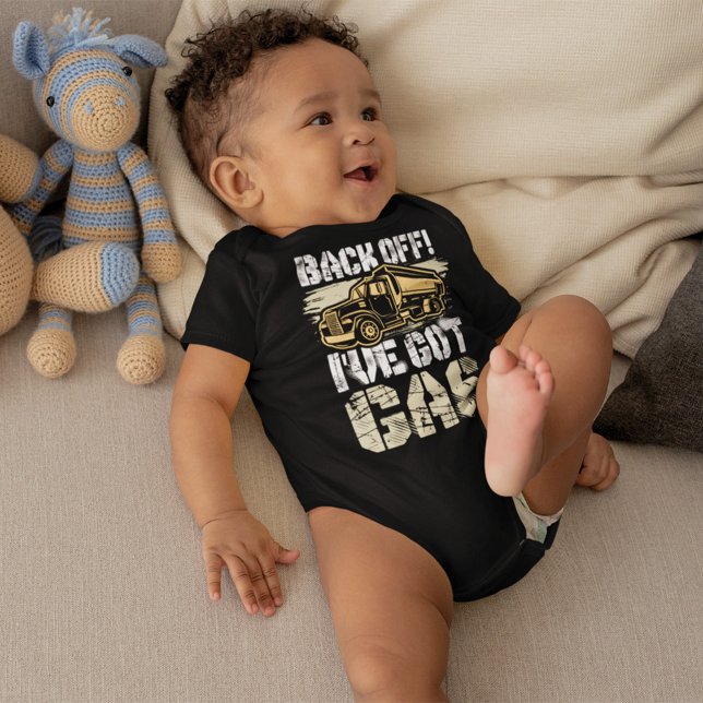 Back Off I've Got Gas Ice Road Truck Driver Baby Bodysuit (Creator Uploaded)