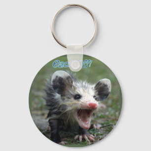Back Off Key Ring