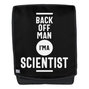 Back Off Man I'm a Scientist Backpack