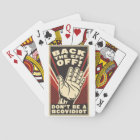 BACK OFF! playing cards