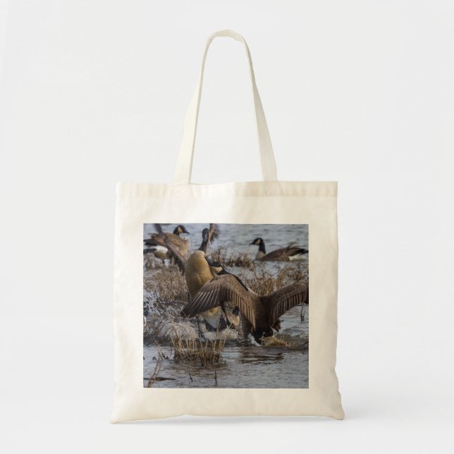 Back Off Tote Bag (Front)