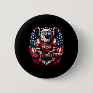 Back Patriotic Usa Eagle Take America Back Trump 2 6 Cm Round Badge