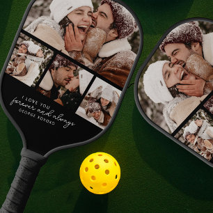Back Photo Strip Collage Pickleball Paddle