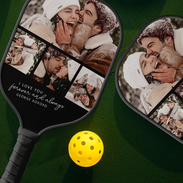 Back Photo Strip Collage Pickleball Paddle (Creator Uploaded)